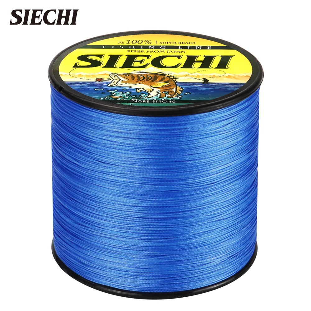 SIECHI NEW Braid Wire 300/500/1000M 8 Strands Japanese Multifilament Super Strong Carp Cord 20LB-88 LB Everything For Fishing