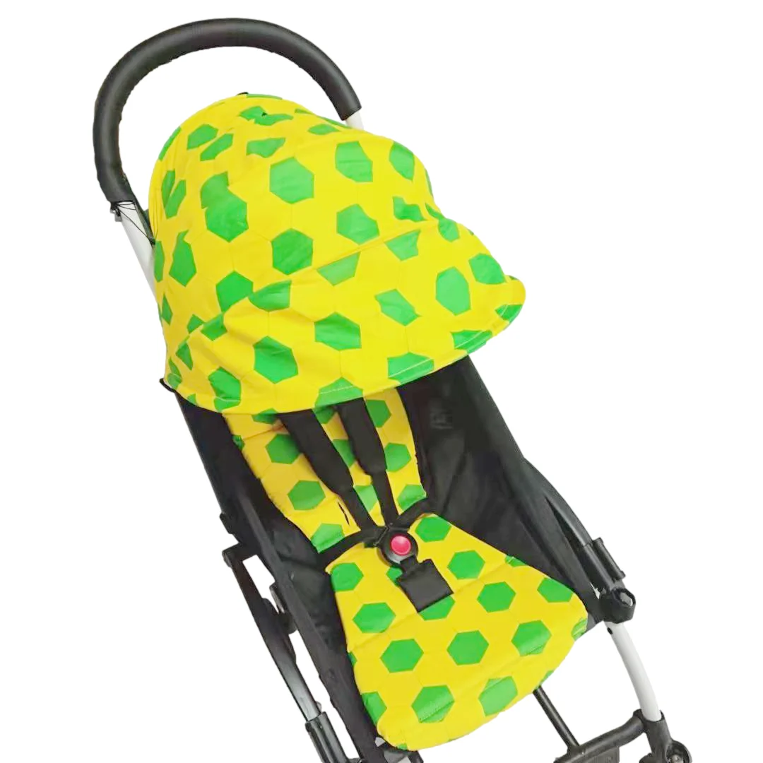 Textile 165 SunShade+seat cushion Baby Stroller Accessoire Fit for yoya strollers mat sun canopy shield poussette pad oxford