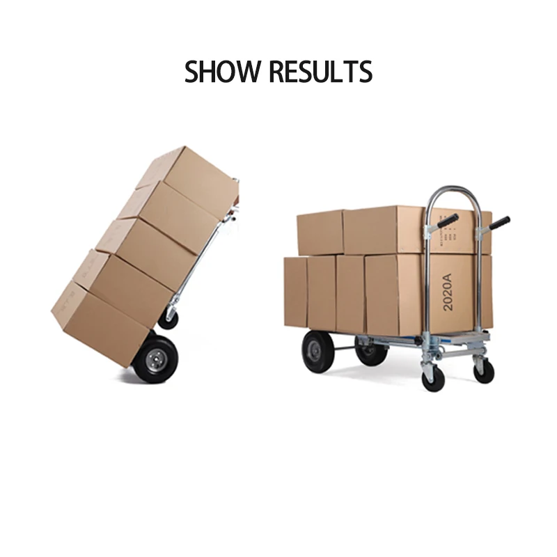 Il carrello pieghevole portatile del rimorchio del carrello del carrello del carrello di logistica della lega di alluminio può sopportare 250kg o 350kg