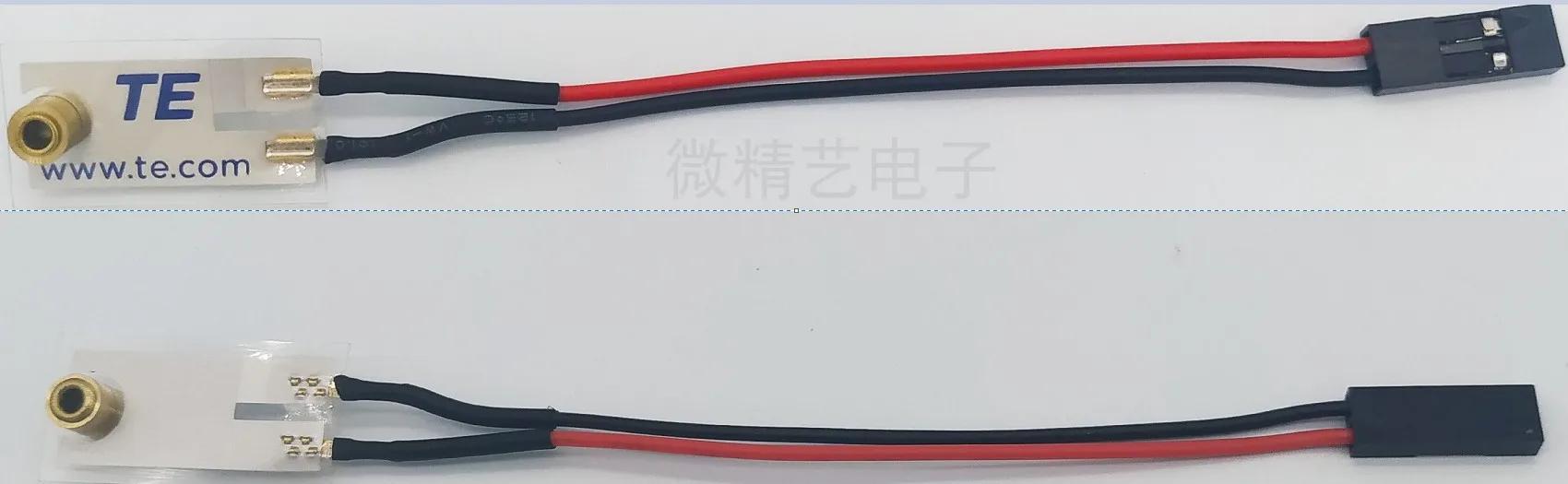 Piezo Film Pressure Sensor PVDF Micro-vibration Vibration Sensor with Welding Wire