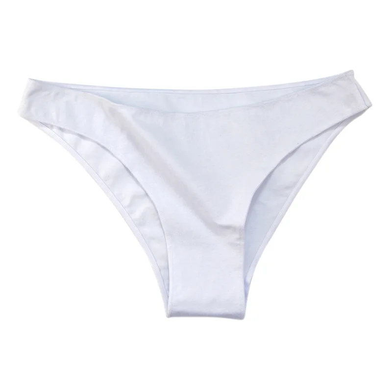 Women Sexy Seamless Cotton Panties Low Waist Underwear Female Underpants Solid Color Soft Woman Briefs Intimates NK2112