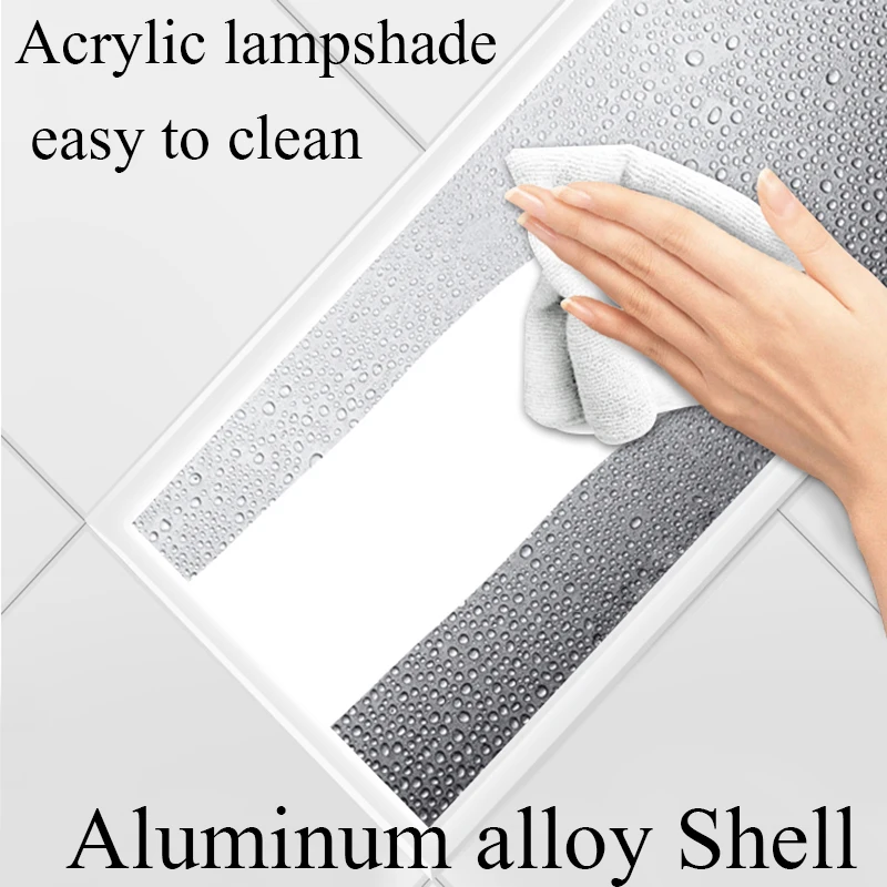 LED Kitchen Hanging Pendants Wall Cabinet Lighting Downlight DC12V Ultra-thin Rectangle Square Panel Light Closet Wardrobe Lamp