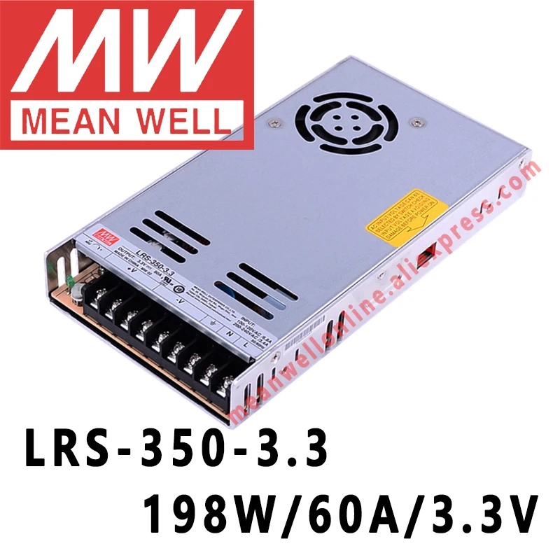 Mean Well LRS-350-3.3 meanwell 3.3V/60A/198W DC Single Output Switching Power Supply online store