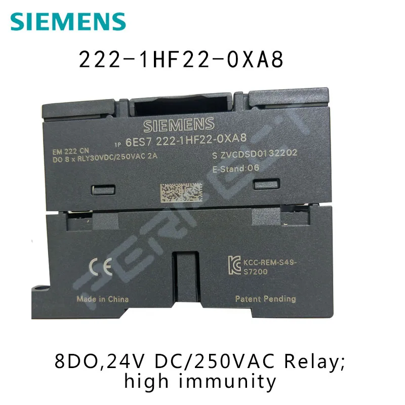 

Compatible Simatic 6ES7 222-1HF22-0XA8 S7-200 6ES7222-1HF22-0XA8 EM222 8DO Relay Digital Output Module 6ES72221HF220XA0