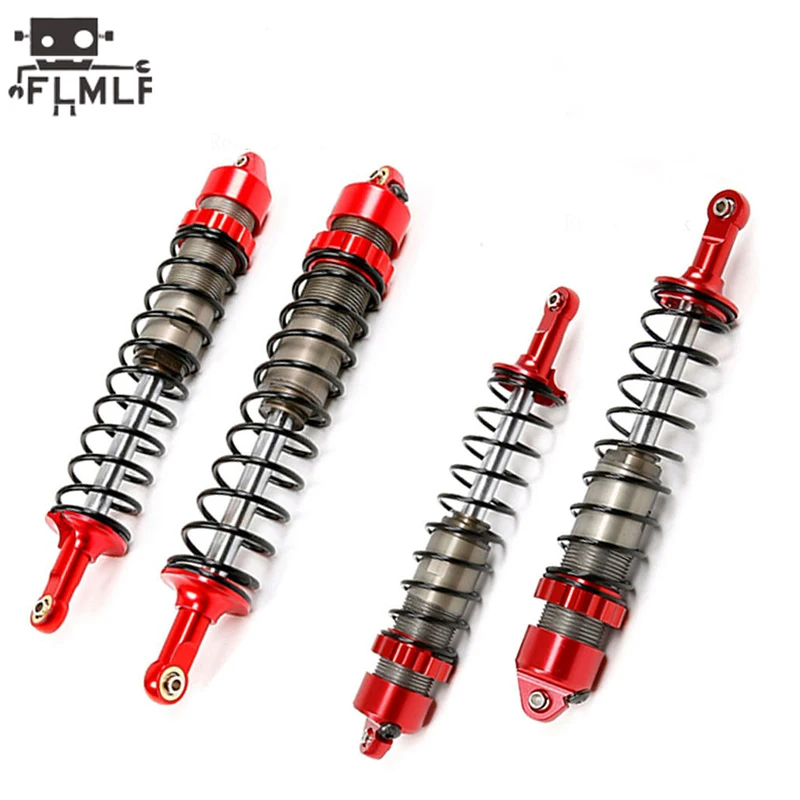 CNC Metal High Strength 10MM Front and Rear Shock Absorber Set Fit for 1/5 HPI ROVAN ROFUN KM GTB TS BAJA 5B