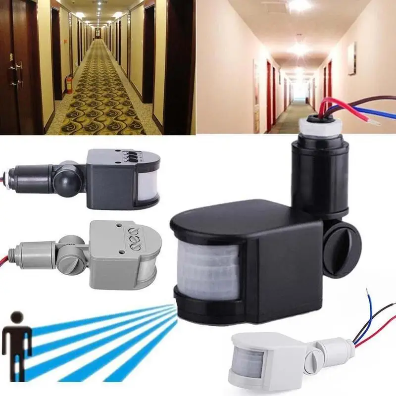 Infrared PIR Motion Sensor Switch Motion Sensor Light Infrared AC LED Switch 220V Automatic Light with Outdoor J7O0