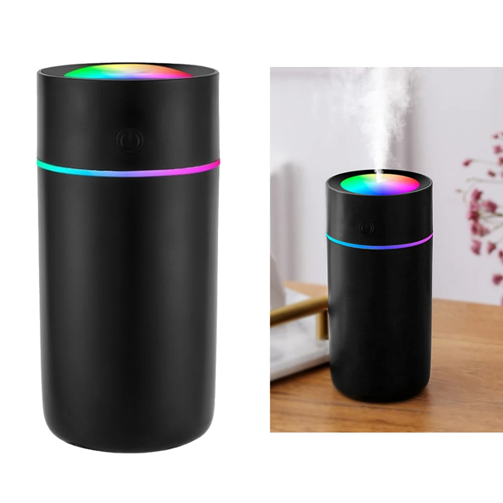 320ML Mini Ad Ultrasuoni Umidificatore Aroma Olio Essenziale Diffusore Auto A Casa Purificatore D'aria Luce Colorata Mist Maker per la Casa auto
