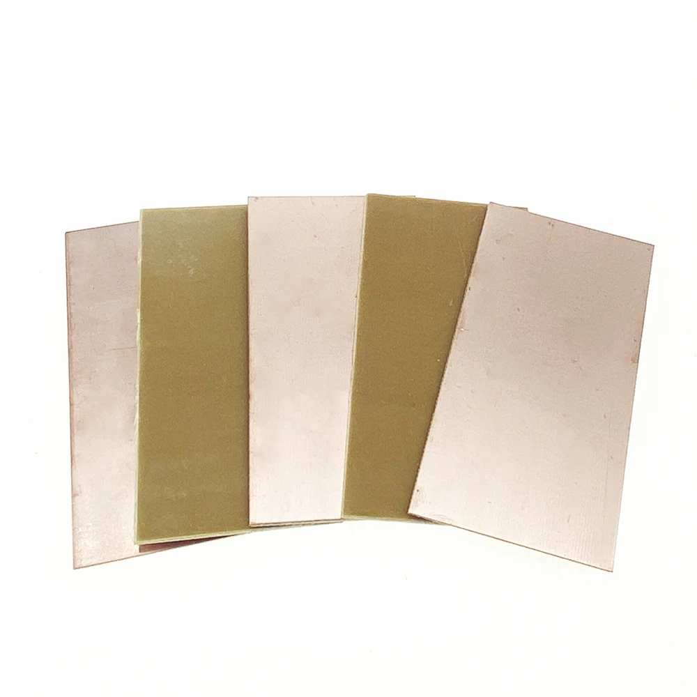 5 pcs PF PCB 5*10cm Single Side Copper Clad plate DIY PCB Kit Laminate Circuit Board 5x10cm 50x100x1.5mm