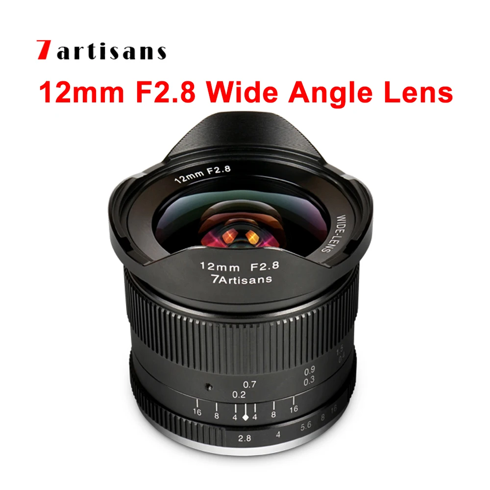 

7artisans 12mm F2.8 Ultra Wide Angle Lens Manual Focus Prime Fixed Lentes For E-mount Aps-c Mirrorless Cameras A6500 A6300 A7