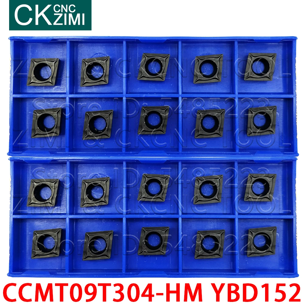 Cortador de carburo YBD152 CCMT3 (2,5) 1-HM, herramientas de torneado externo, insertos de cabeza de perforación CCMT para hierro fundido, CCMT09T304-HM