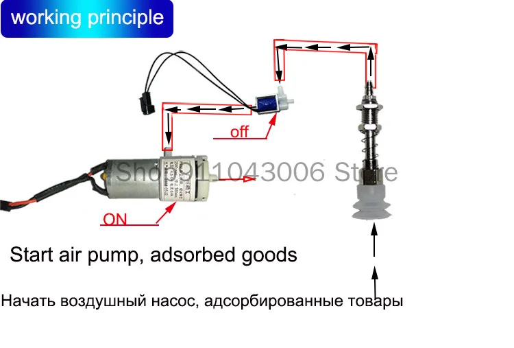 Robot Arm Air Pump Valve PWM Electronic Switch Controller Vacuum Suction Cup With Arduino Servo Control Panel Manipulator Kit