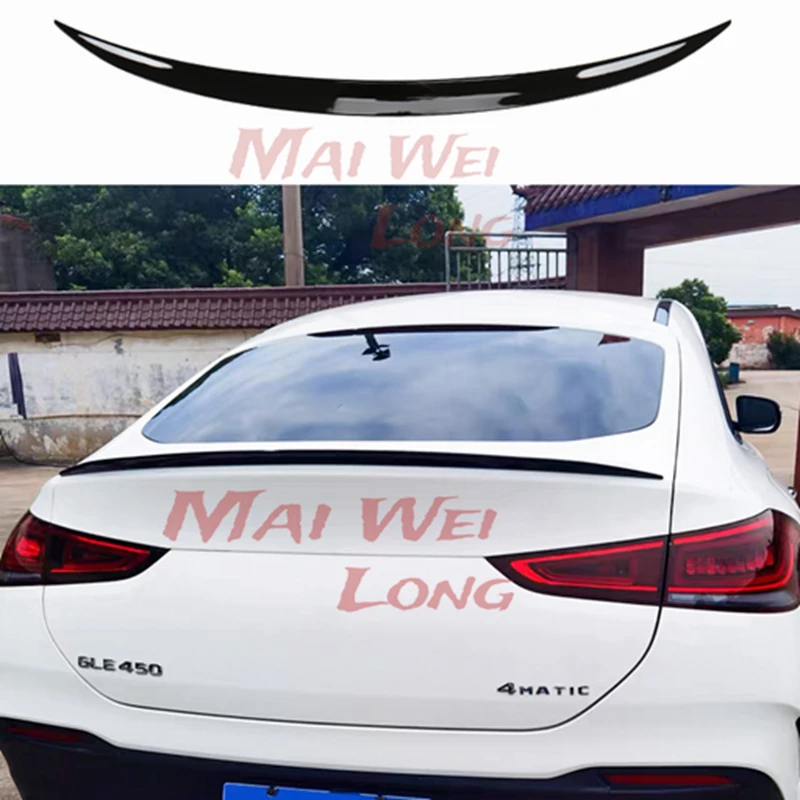 For Mercedes GLE Coupe Class W167 C167 GLE350 450 500e 2020-Up ABS Spoiler Car Tail Trunk Spoiler Rear Wing Tail Wing Decoration