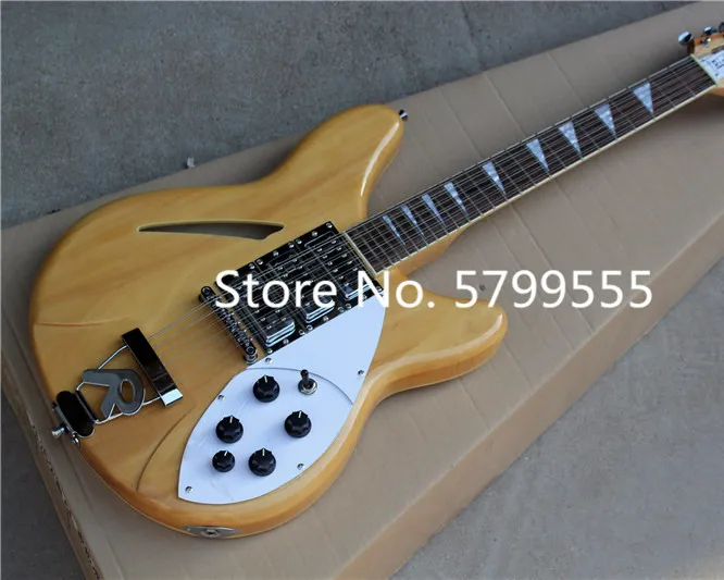 Factory direct 325 electric guitar wood color 12 strings can be customized and changed according to the requirements