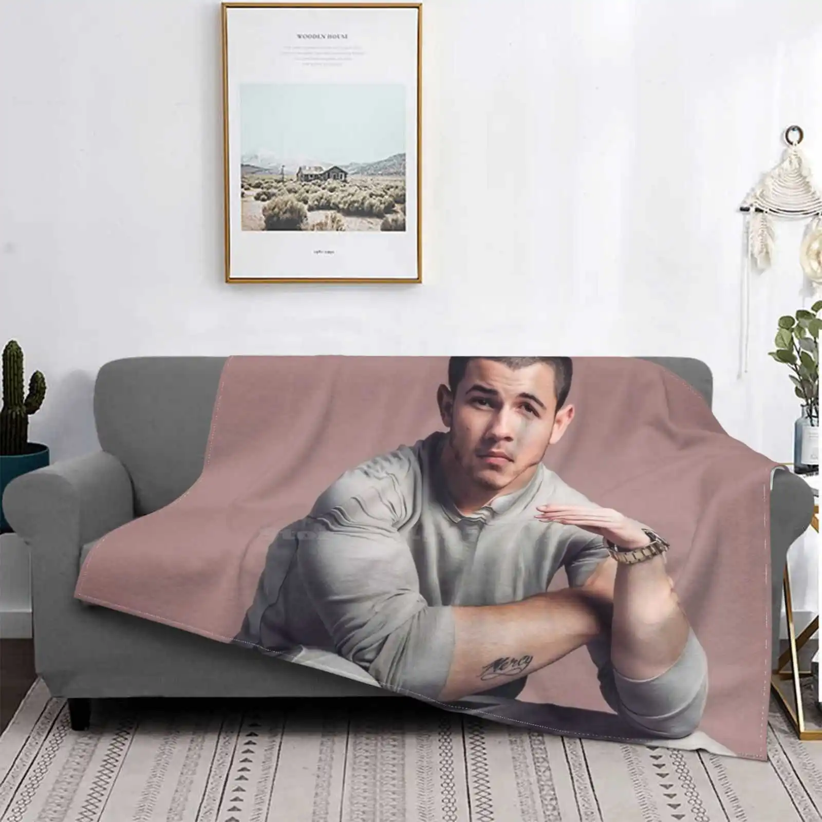 Nick Jonas | Cool Merch Of Nick Jonas Air Conditioning Blanket Travel Portable Blanket Nick Jonas Music Nick Jonas Love Pop