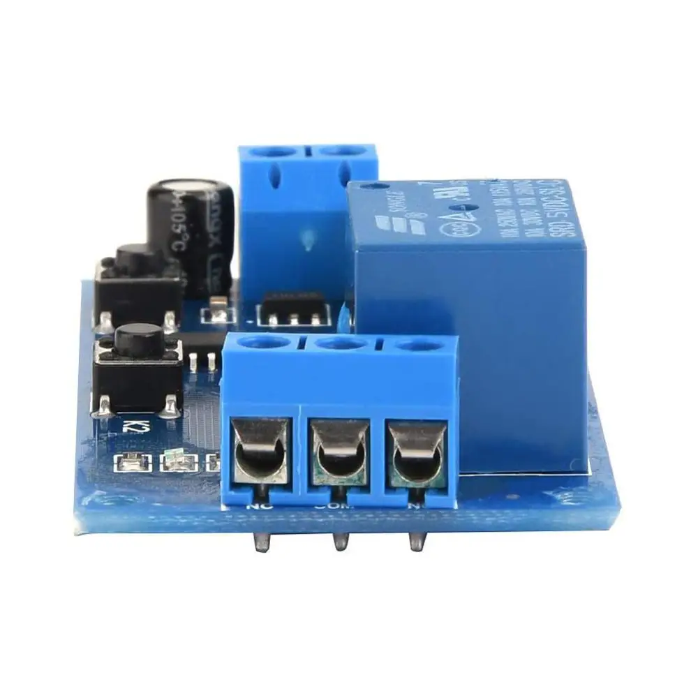 Taidacent 12vdc SPDT Relay Single Pole Double Throw Cycle Relay Module Timer Brush Screen Control AC DC Time Delay Relay Switch