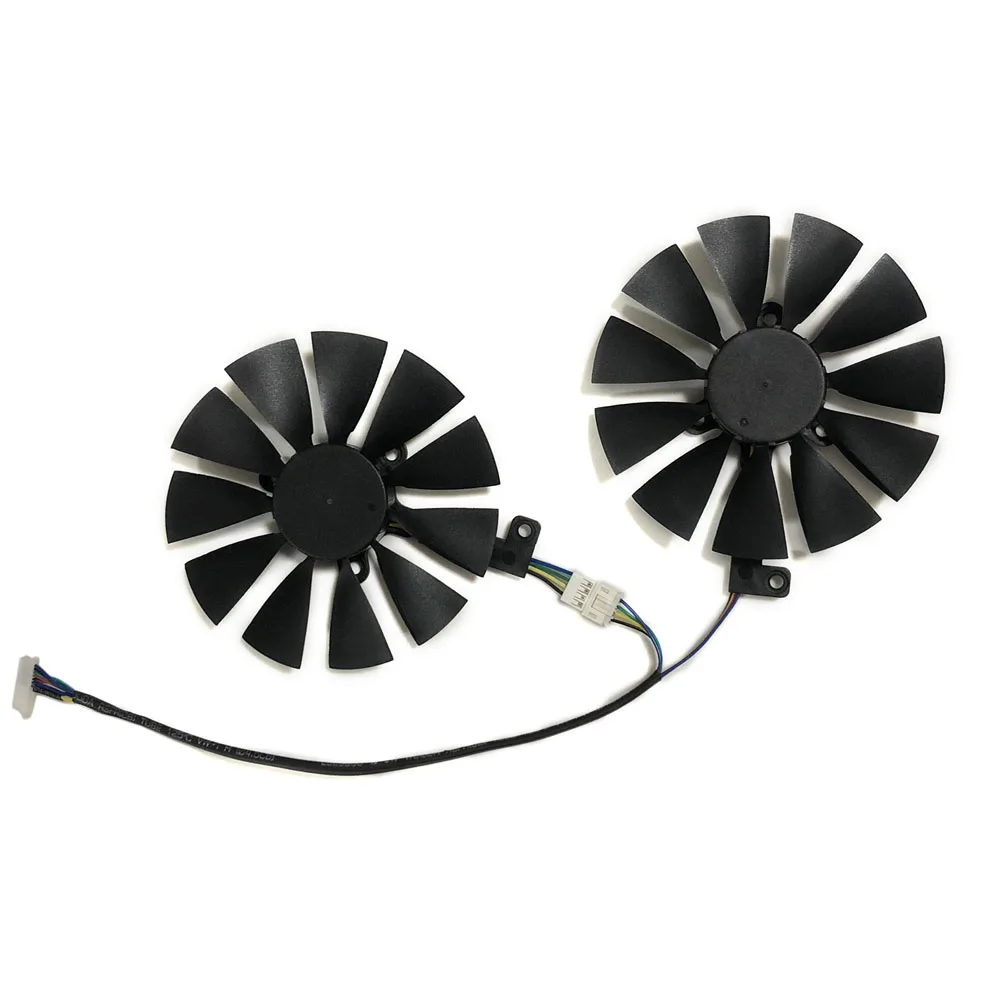 2Pcs/Set,T129215SH,GPU Card Fan,Graphics Cards Cooler,For ASUS RTX 2080ti Dual OC Cooling