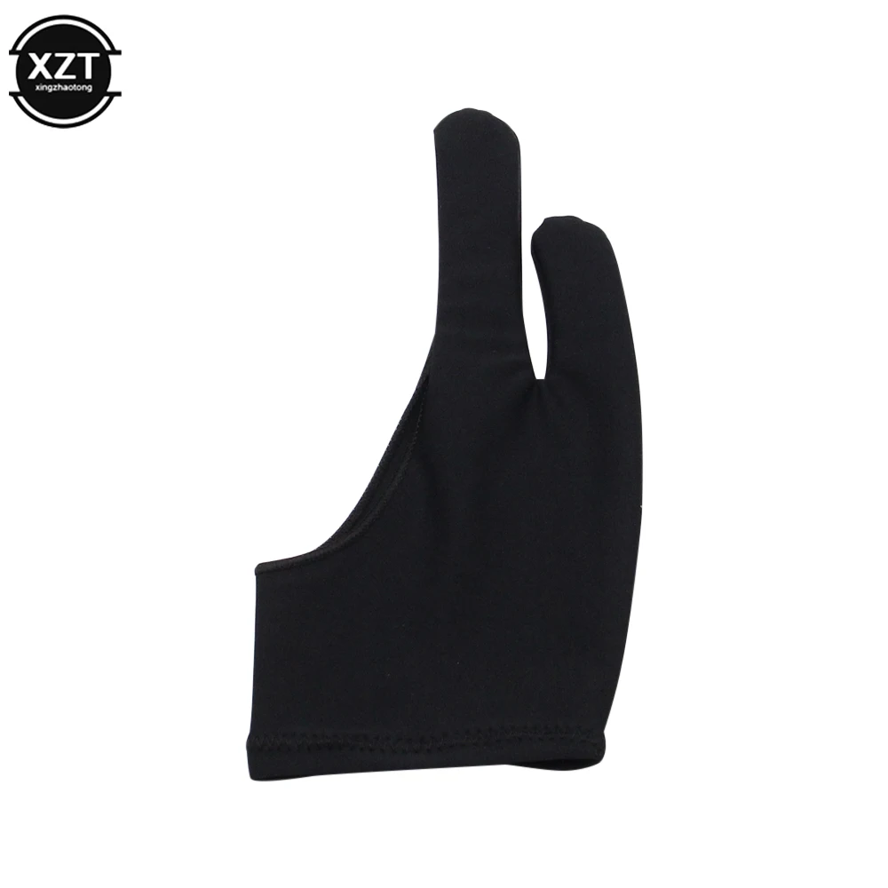 2 손가락 아티스트 장갑 그리기 태블릿 장갑 방오 그림 오른손 및 그래픽 태블릿 용 그리기 장갑 쓰기