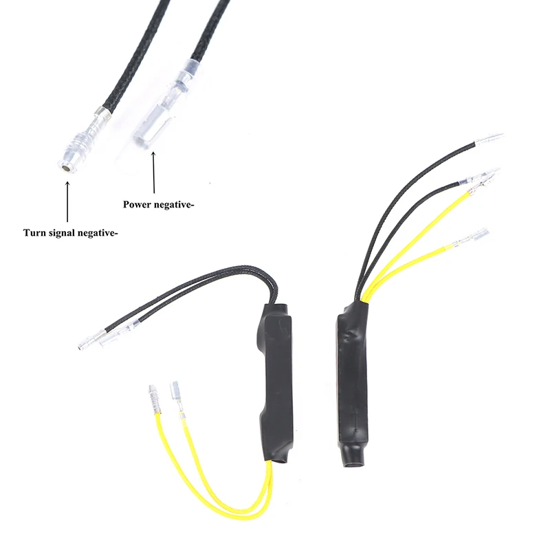 Motorcycle Flasher LED Turn Signal Lights AMS Cement Indicator Load Resistor 12V 21W Fault Decoder Solve Blinker Error 26 Ohm