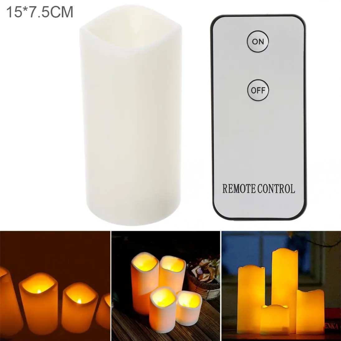 

Flameless LED Candle Light with Remote Home Tea Light Candle for Weddings Christmas Festival Celebration Parties Gifts