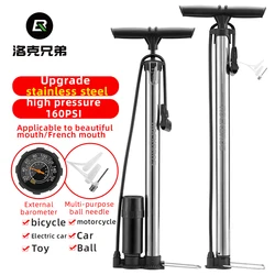 ROCKBROS Bike Floor Pump High Pressure Cycling Pump Road MTB Bicycle Tire Pump Standing Bike Pump Standing Bike Hand Pump