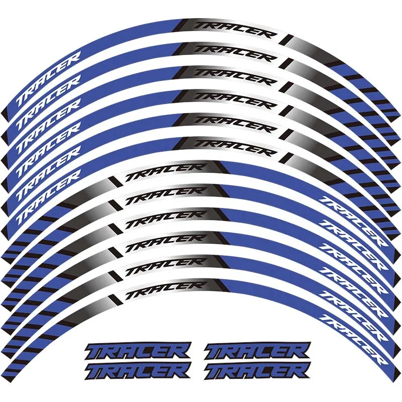 Motorcycle stripes reflective rim stickers are suitable for YAMAHA TRACER 700 de 900 de 850 MT07 MT09 MT-07 MT-09