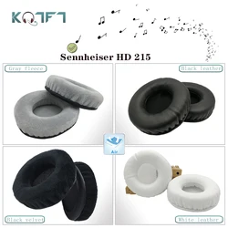 KQTFT flannel 1 Pair of Replacement Ear Pads for Sennheiser HD 215 Headset EarPads Earmuff Cover Cushion Cups