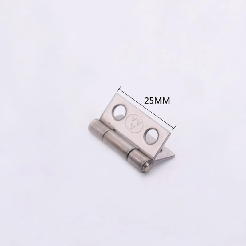 2Pcs/Lot Hardware Kitchen Furniture Accessories 4 Hole 1 Inch Iron Thick Hinge / Furniture Hinge Length And Width 25*25*1.05