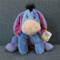 Disney 37cm Blue Eeyore Donkey Stuffe Animal Soft Plush Toy Doll Boy Birthday Children Gift