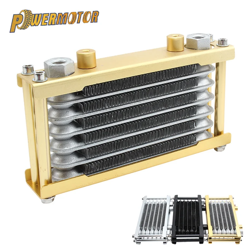 

Oil Cooler Motorcycle Oil Radiator for Yamaha Honda Kawasaki Moped ATV UTV Motorbike Scooter Dirt Bike Motocross Modified Parts