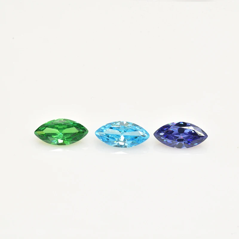 Marquise Shaped Loose Cubic Zirconia AAAAA CZ Stone 2x4mm~8x16mm Brilliant  for Jewelry Beads Wholesale