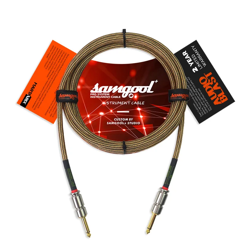 

samgool+ bass bass guitar cable dedicated noise reduction frequency line mute shielded recording performance cable