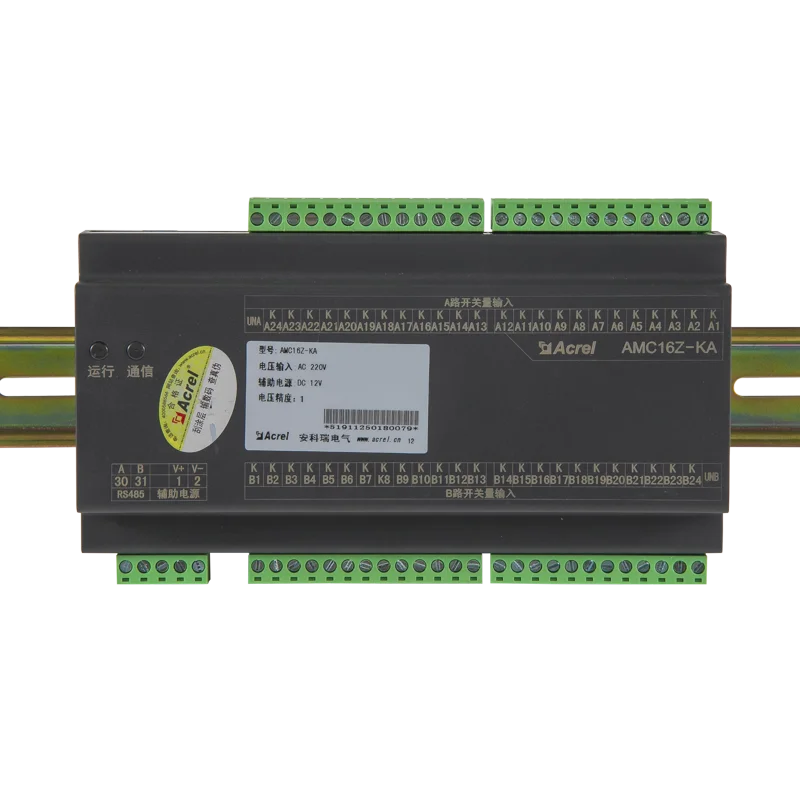 Contatore di energia dei circuiti di derivazione del contatore di energia multicanale di Acrel AMC16Z-KA per il centro dati