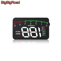 Car Hud Display For Volkswagen Golf 4 6 7 Tiguan Caddy Touran L Tharu Teramont X Talagon Windshield Projector Overspeed Alarm