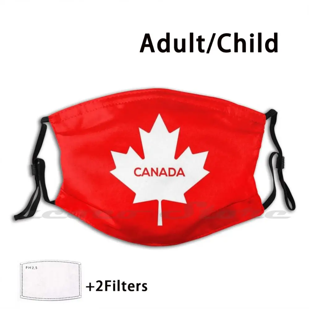 

Canadian Maple Leaf Mask Adult Child Washable Pm2.5 Filter Logo Creativity Canada Mountain Nature Toronto Canadian Travel