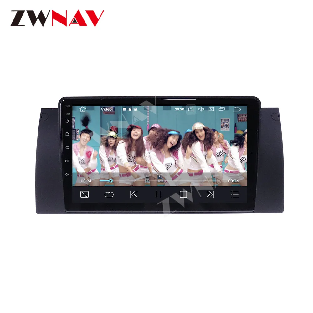 Android 10.0 GPS Navigator for BMW X5 E39/E53 1999-2005 Auto Stereo Touchscreen Multimedia Mirror Link in-dash Carplay DSP PX6