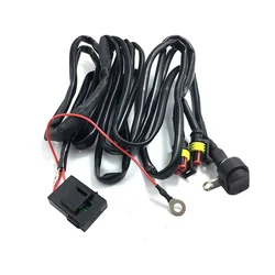 Interruptor de cable para luces antiniebla auxiliares, luces LED para motocicleta BMW