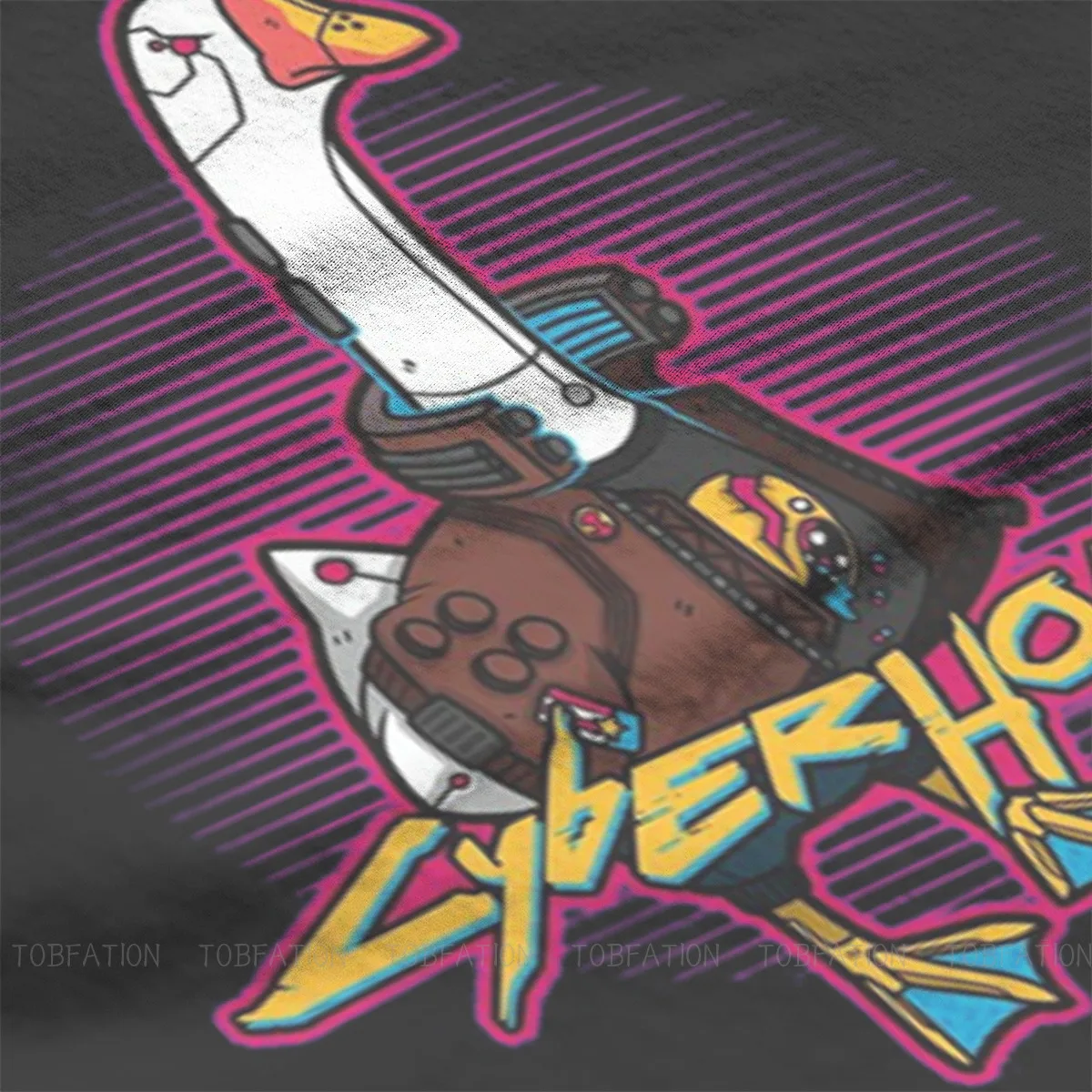 CYBERHONK Man's TShirt Untitled Goose Honk Bell Game Internet meme Crewneck Short Sleeve Fabric T Shirt Humor Gift Idea