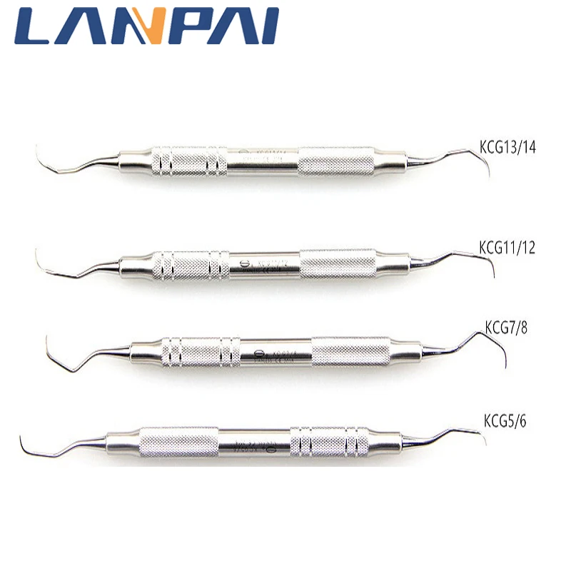 Lanpai Handmade Subgingival Dental Periodontal Instrument Curette 4*1