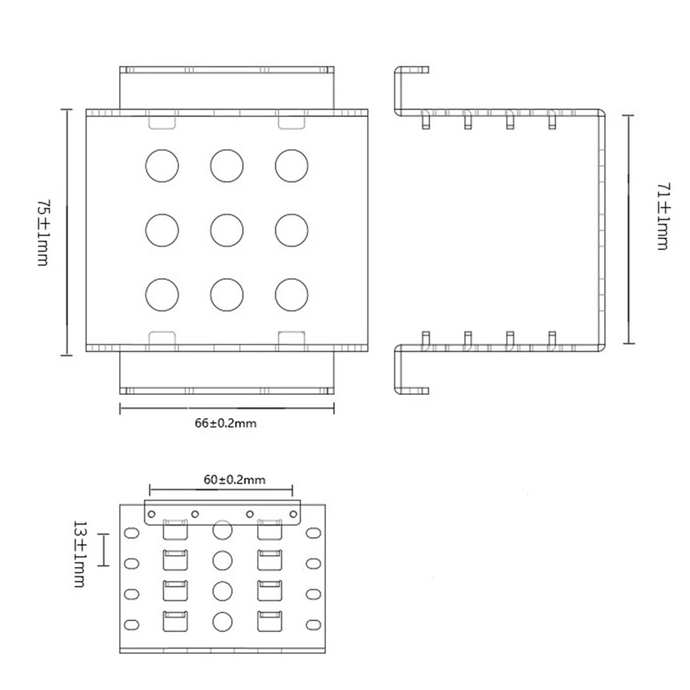 Estojo para hd sata sas de 2.5 a 3.5 polegadas, montagem de adaptador de disco rígido, dock de suporte de bandeja ssd para 3.5 "a 2.5"