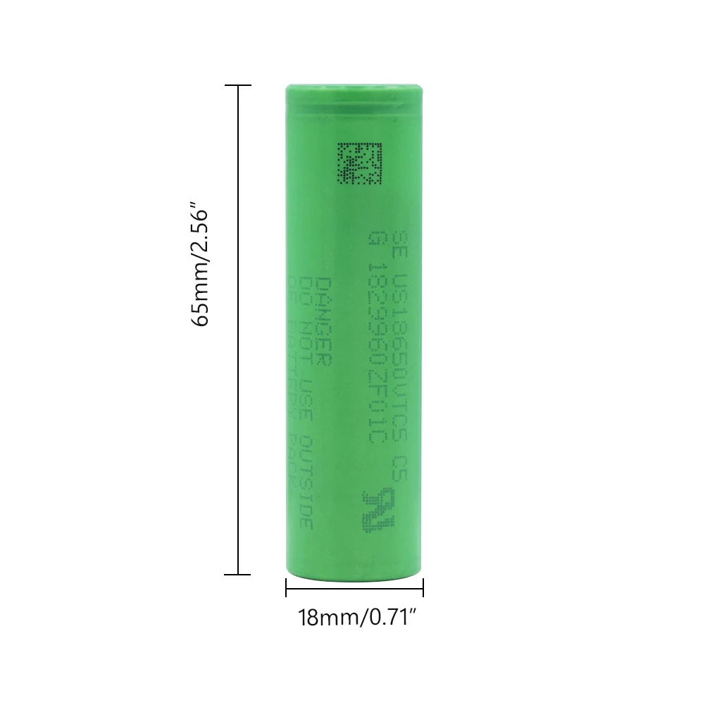 100%.original 3.7V Volt Rechargeable US18650.VTC5.2500mAh VTC5.18650 Battery Replacement 3.7V.2500mAh.18650.Batteries