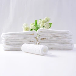 10PCS Cloth Diaper Inserts Reusable baby Diapers 1 piece 3 Layer Insert 100  Cotton Washable Baby Care Products