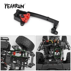 YEAHRUN Metal Aluminum Servo Mounting Bracket for Axial SCX10 II 90046 90047 1/10 RC Crawler Car Upgrade Parts