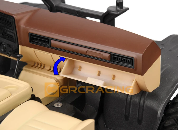 Für 1/10 Rc Auto Traxxas Trx4 K5 Innenraum Pioneer 1979 Simulation Mittelkonsole Sitz Modifikation Teile Grc G161kb – Detail 20