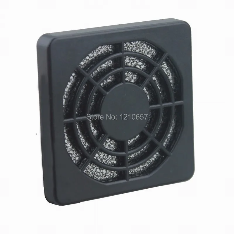 5 stuks LOT Guard Black Plastic Stofdicht Filterable 50mm Computer Fan Filter