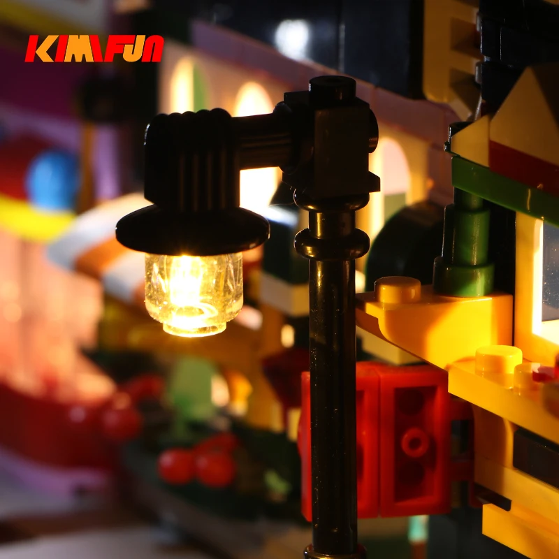 1 pz usb led lampioni Building Block City Street LED Light USB House giocattoli fai da te