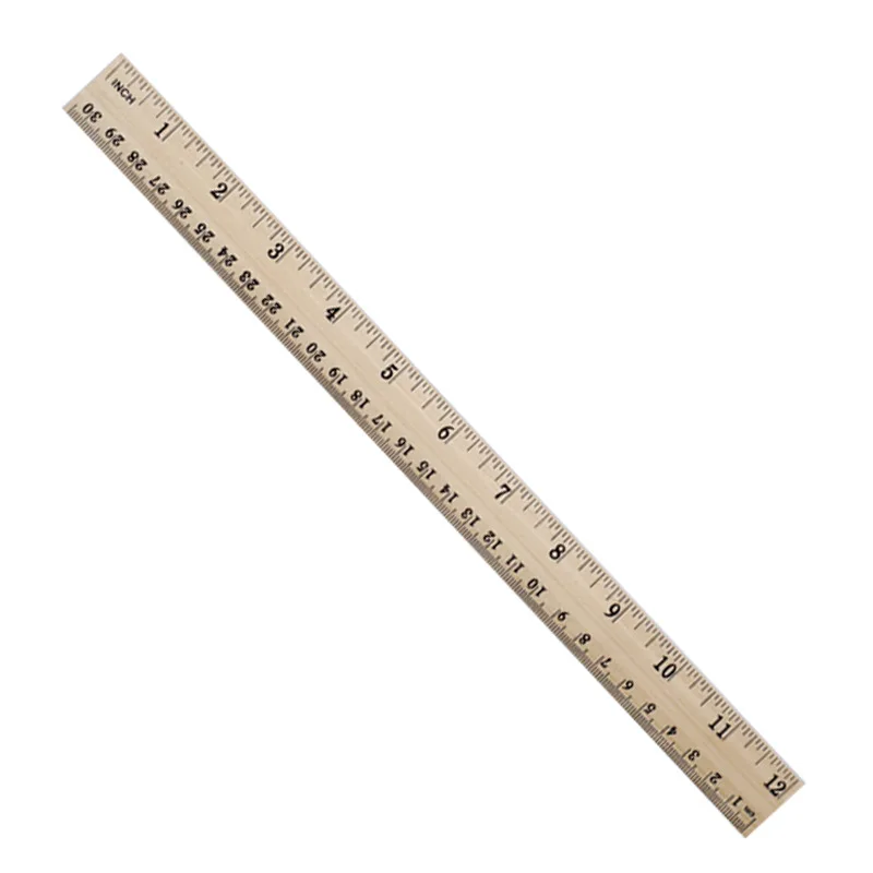 15CM 20CM 30CM Multi-function Wooden Ruler Double Sided Sewing Patchwork Feet Tailor Yardstick Cloth Cutting Rulers