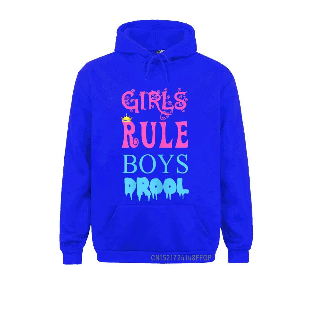 Girls Rule Boys Drool Pullover Gals Guys Humor Tee Sweatshirts Mother Day Hoodies Long Sleeve 2021 New Sportswears Mens