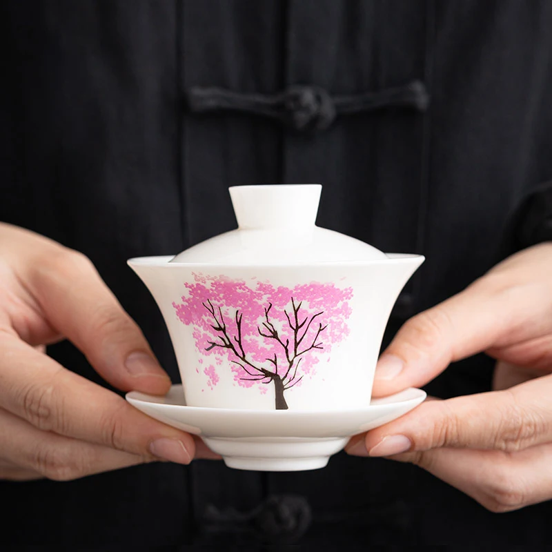

Фарфоровая чайная чашка 9 см в виде вишни, керамическая чайная чашка китайского кунг-фу, чайная чашка, дисцветсионный минималистичный стиль, домашний декор