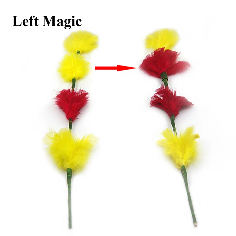 Color Change Flower (45cm) Magic Tricks Flower Bunch Shift Magic Props Illusion Stage Magic Mentalism Amazing Gimmick Mentalism