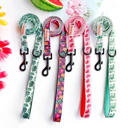 150cm Dog Leash Nylon Print Pet Cat Walking Belt Dogs Cat Lead Rope With Padded Handle for Dogs Cats Bulldog Pug Chihuahua